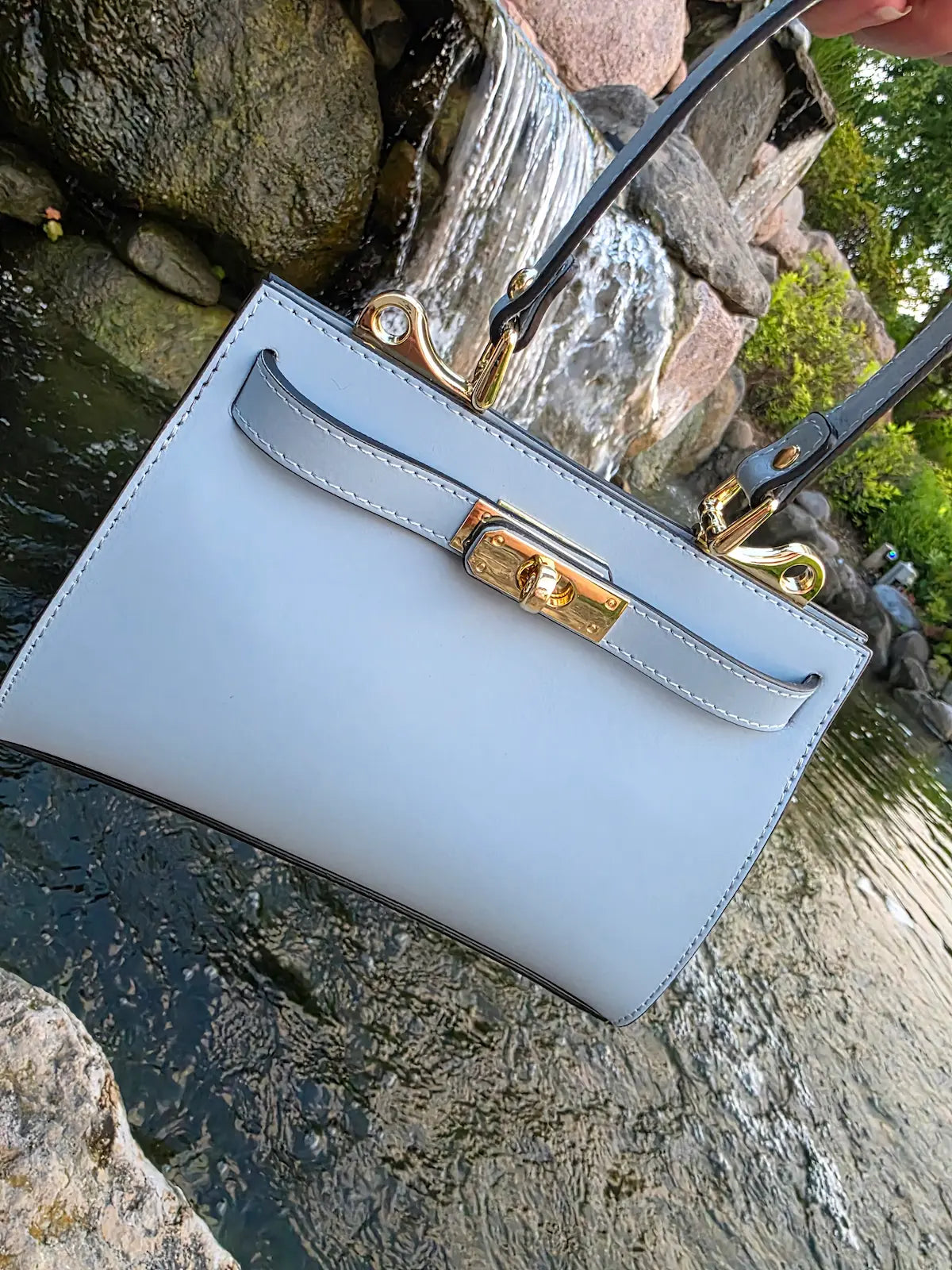Minimalist Italian leather handbag — Don de Dieu Marque