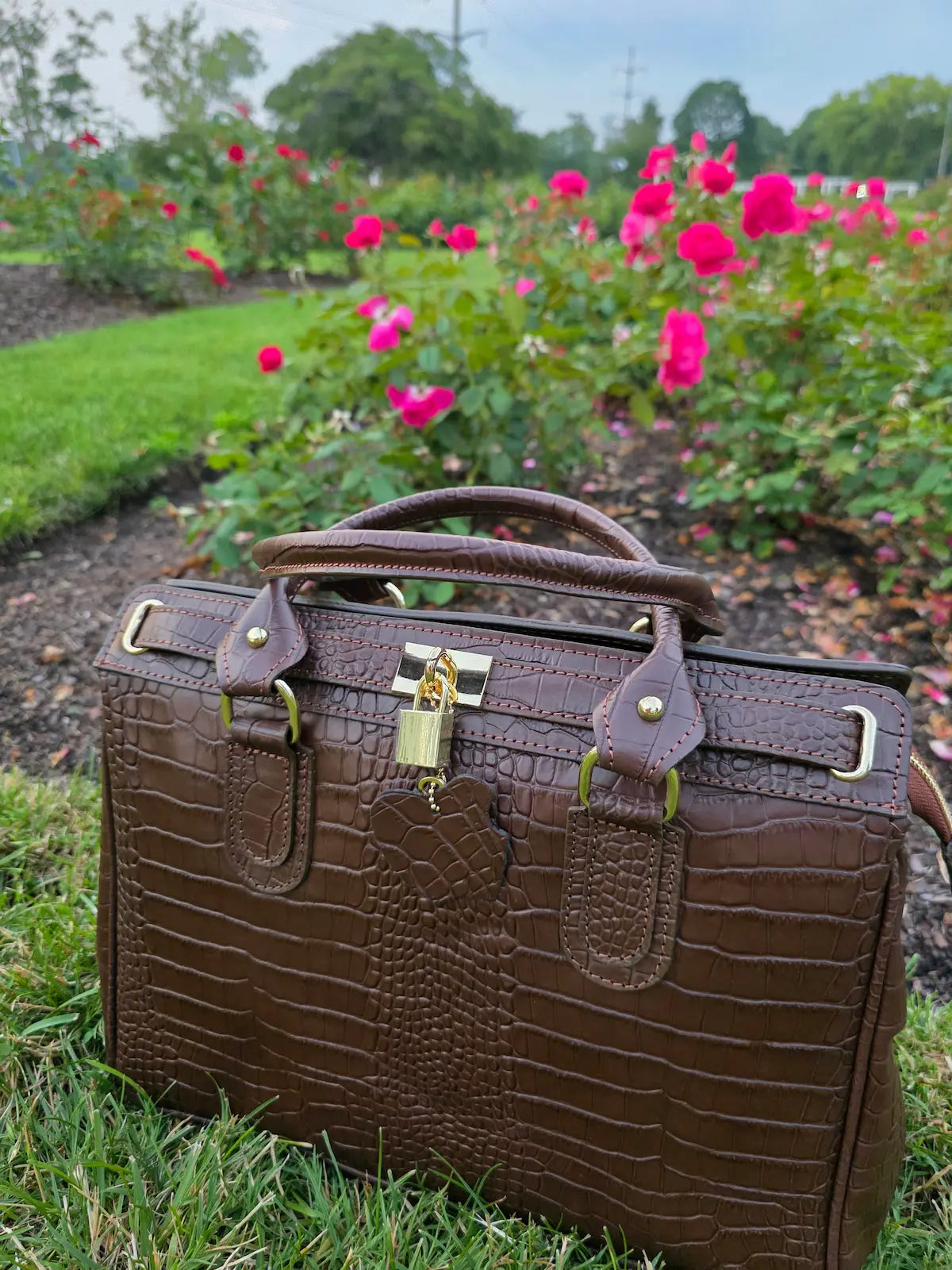 Irresistible Italian leather top handle bag — Don de Dieu Marque